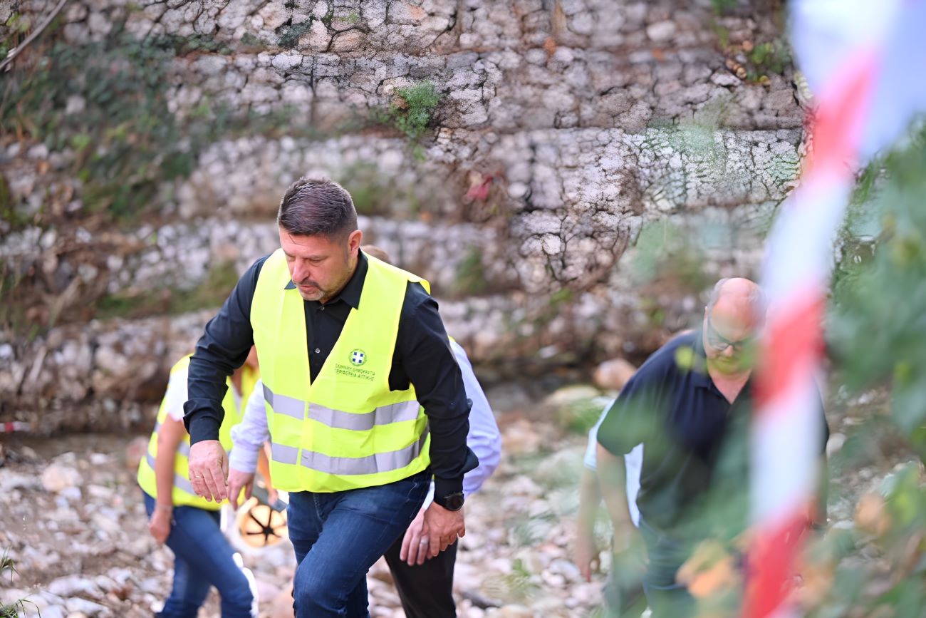 Χαρδαλιάς: Θωρακίζουμε σε υψηλό βαθμό την Αττική με 158 αντιπλημμυρικά έργα